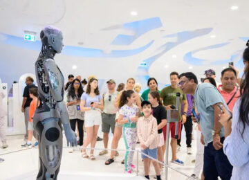 Museum Of The Future Debuts Upgraded AI-Enabled Humanoid Robot ‘Ameca’