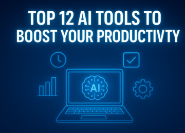 Top 12 AI Tools To Boost Your Productivity By TheBlueWhale.ai