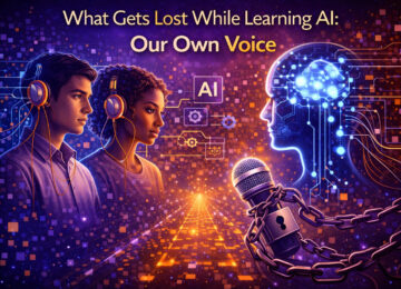What Gets Lost While Learning AI. Our Own Voice