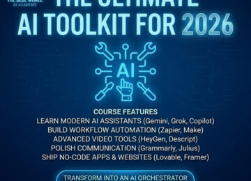 TheBlueWhale.ai Has Launched A New Online Course, ‘The Ultimate AI Toolkit For 2026.’